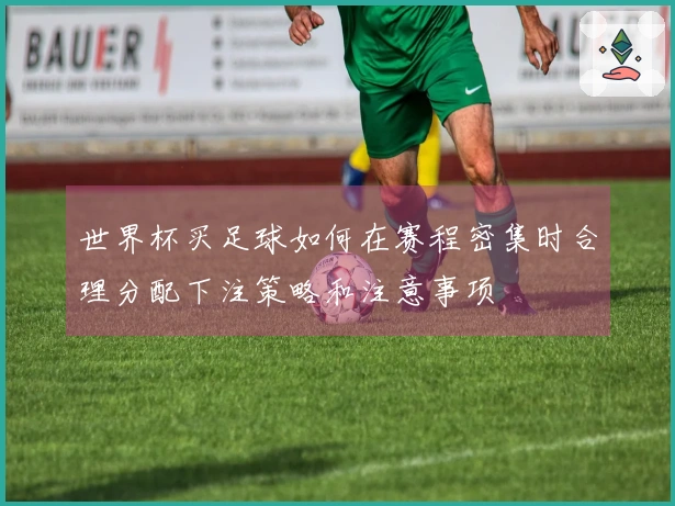 世界杯买足球如何在赛程密集时合理分配下注策略和注意事项