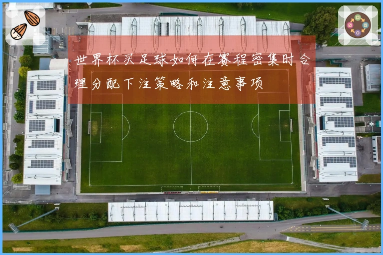 世界杯买足球如何在赛程密集时合理分配下注策略和注意事项